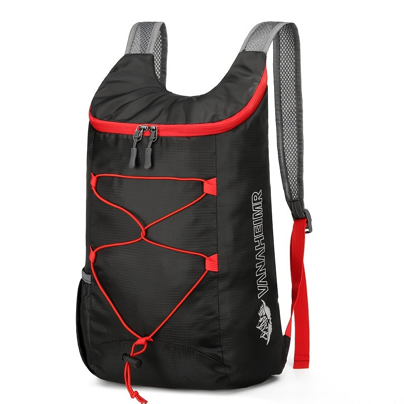 Compact, versatile sports backpack for men, ideal for outdoor activities.