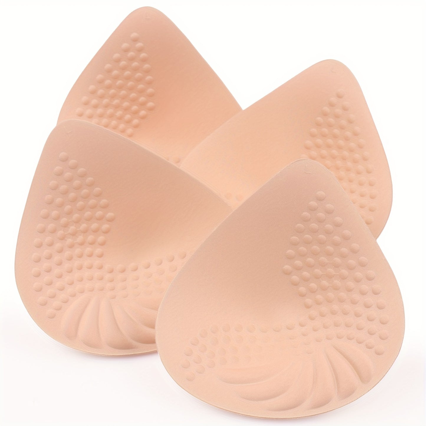 Soft anti-convex chest enhancer pads for women's lingerie and underwear.