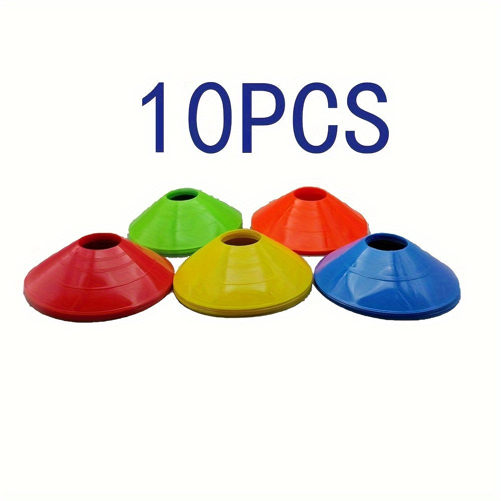 PE Football Training Equipment available in 5/10/20/50pcs sets with Thickened Round Mouth Logo Discs, ideal for outdoor sports.