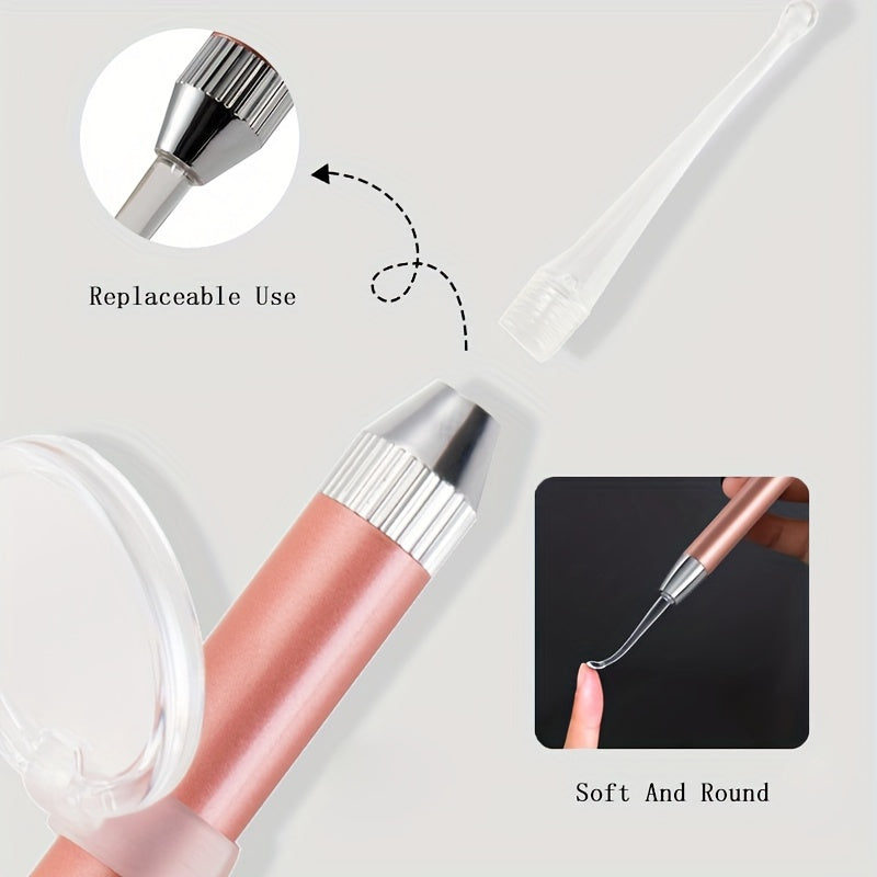 Lighted ear wax removal tool for adults.