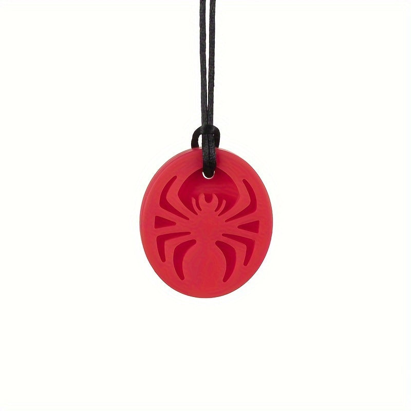 SOSKYGELO Spider Chew Necklaces: Fun and Safe Chew Toys for Kids, Perfect for Teething and Chewing