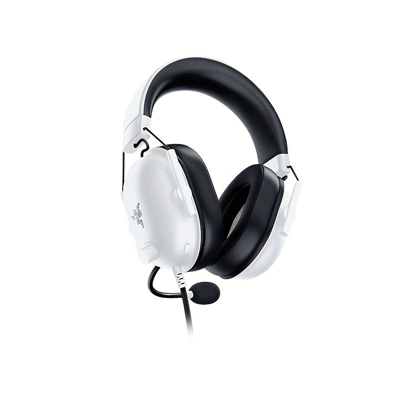 Razer Black Shark V2 X Gaming Headset with Black and White Headphones and Microphone, 7.1 Surround Sound