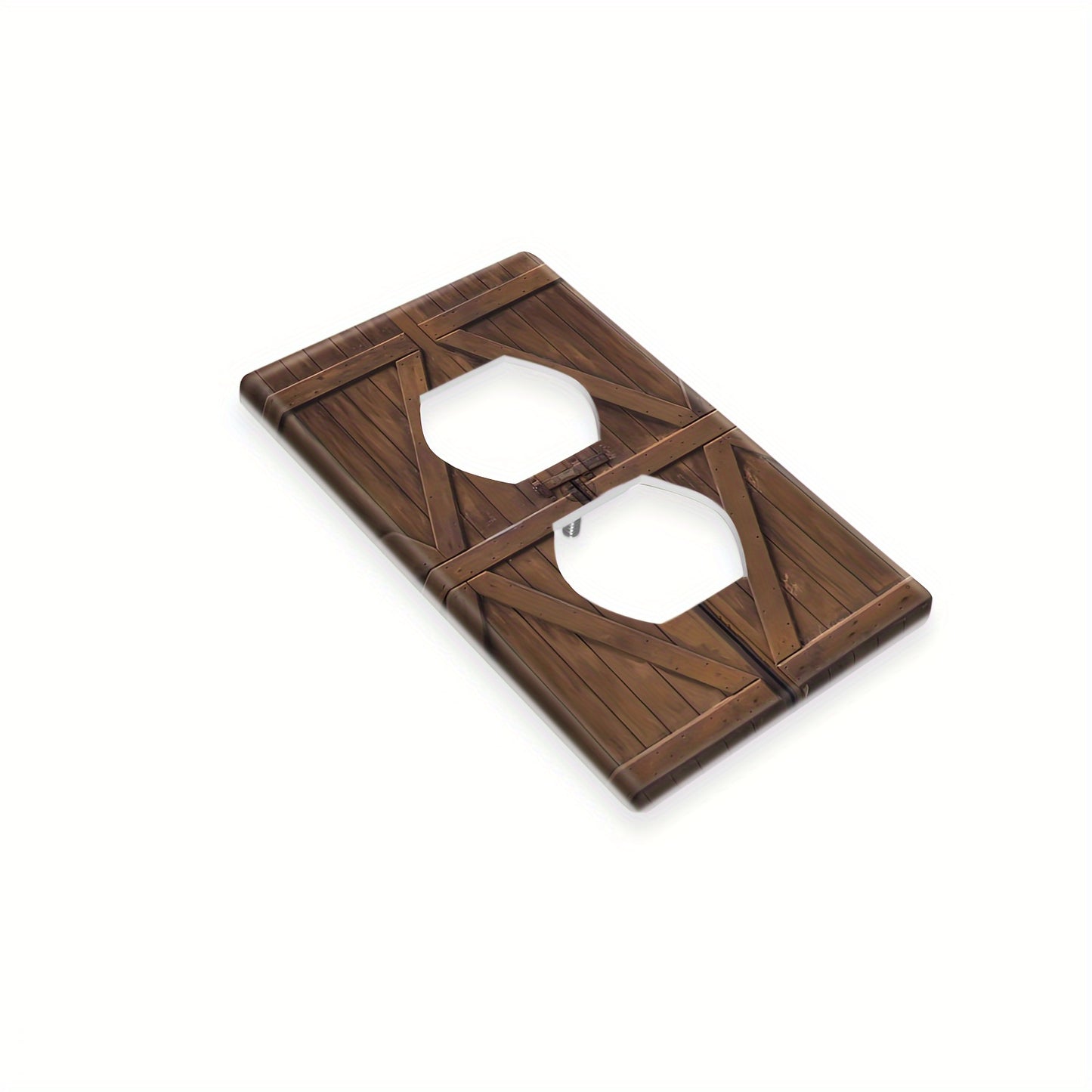 Wooden light switch cover for living room, bathroom, and bedroom décor.