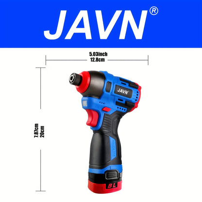 1 Set JAVN 16V Electric Mini Drill Screwdriver, Cordless Household Power Tool