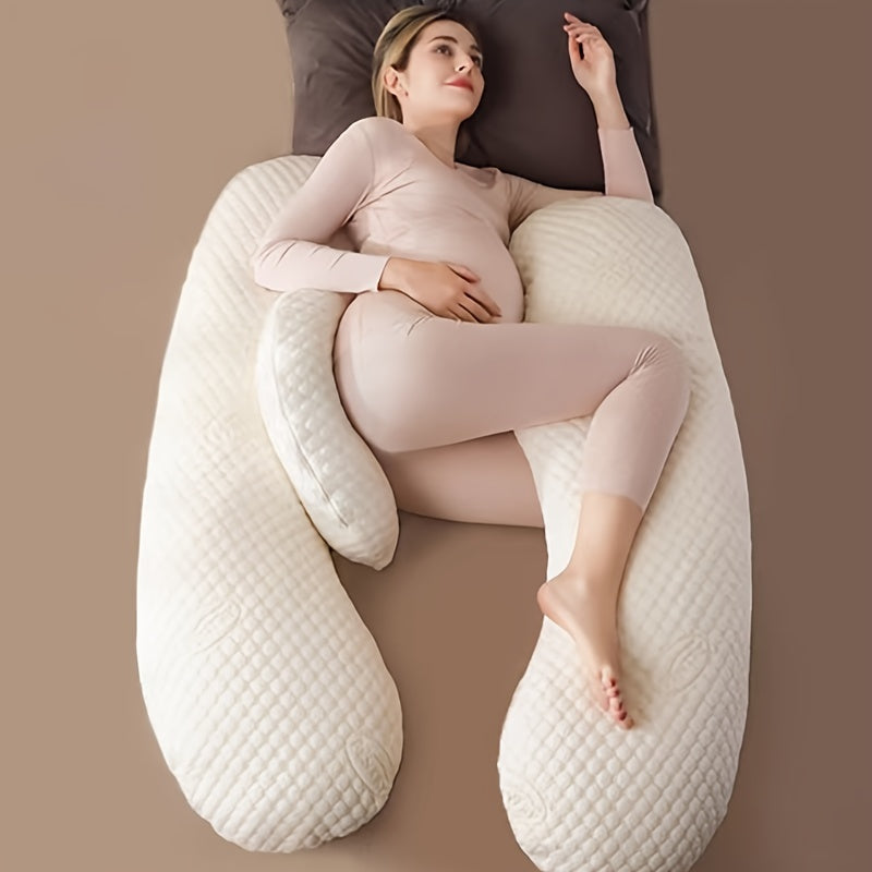 Comfortable Sleep with a Multifunctional Maternity Pillow Providing Nursing and Belly Support