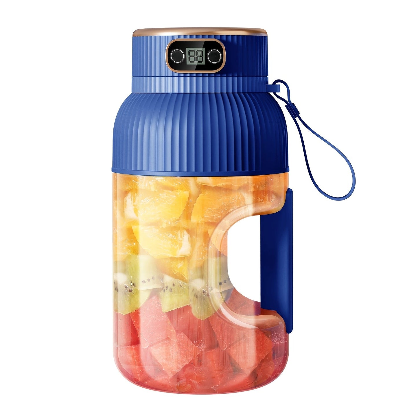 Easily create delicious juice with this large-capacity juice cup featuring an electric juicing function. Its multifunctional design allows for convenient carrying on the go, providing you with fresh juice anytime to meet your hydration and nutritional