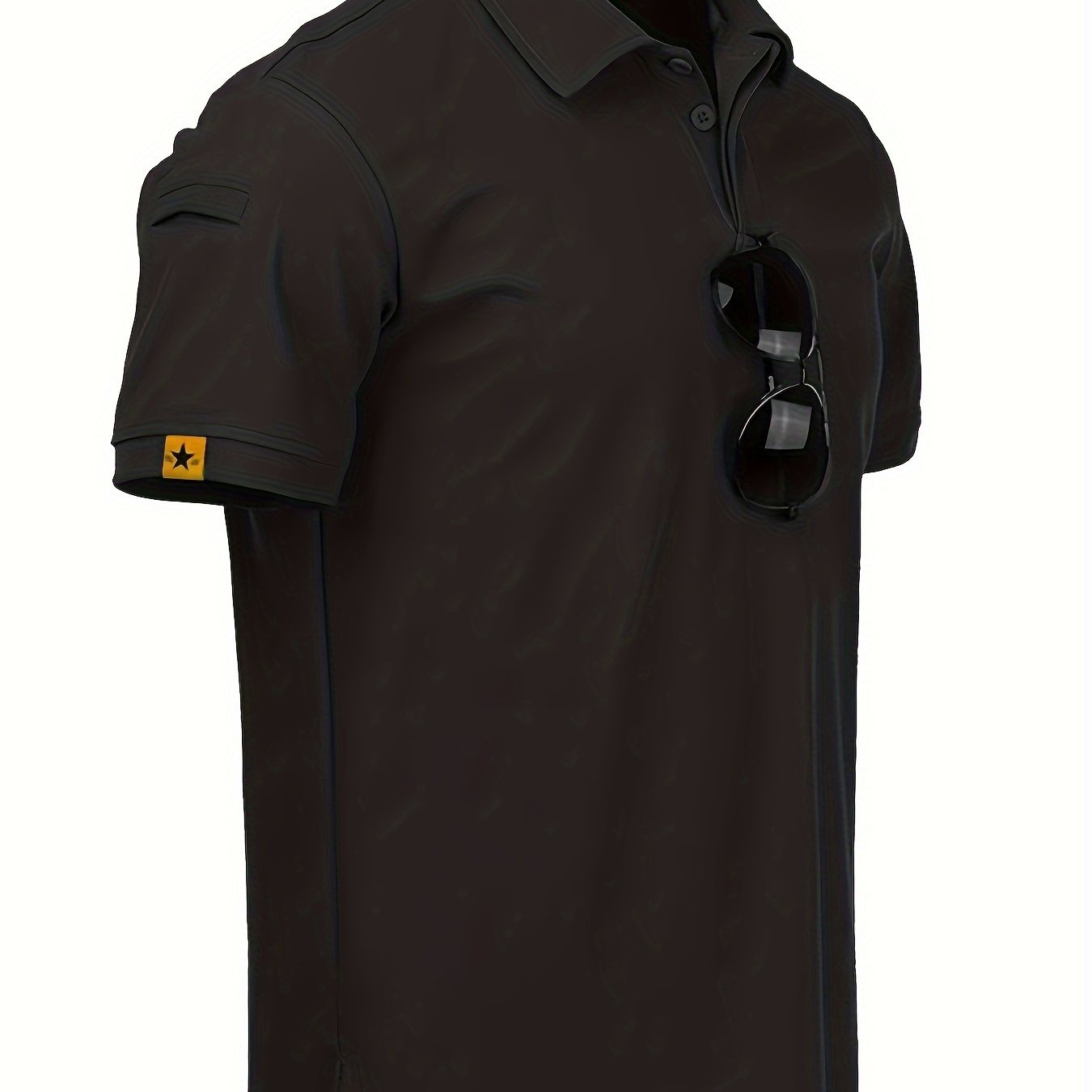 Men's Tactical Shirt for Summer Outdoor Activities such as Hiking, Fishing, and Camping