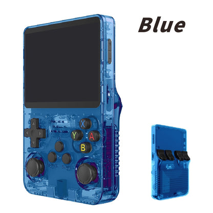 Vintage Handheld Game Console with Headphone Jack, 8.89cm Screen, Portable Gamepad - Retro Entertainment, USB Charging, ABS Material, Ideal Gift for Gamers of All Ages