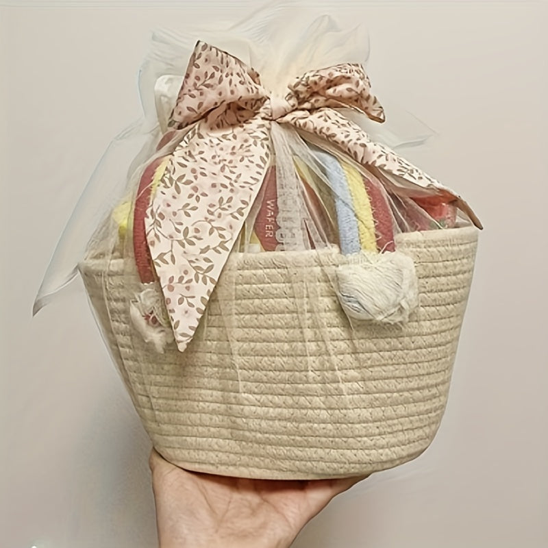 Colorful Gift Basket - Ideal for Mementos, Celebrations, Events & Special Occasions