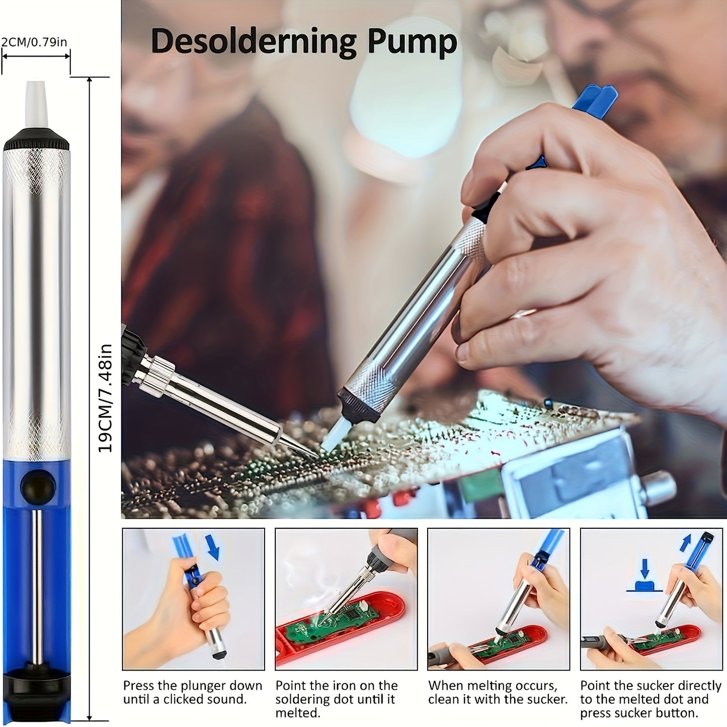 Australian Standard Digital Multimeter Display Adjustable Temperature Soldering Tool Set for DIY and Repair.