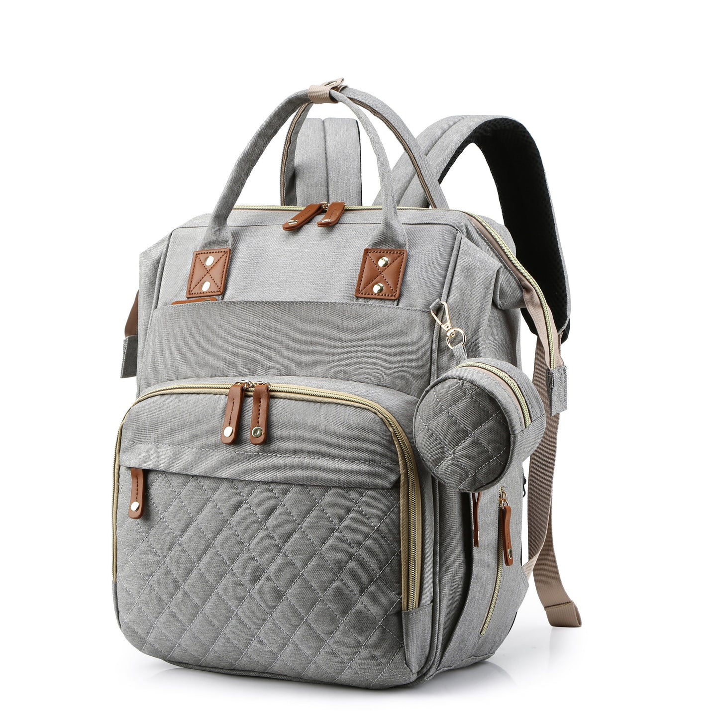 Get the Lamroro Diaper Bag Backpack, a stylish and functional bag with a built-in changing station. This multifunctional, waterproof travel backpack is perfect for any occasion, making it a great gift for Christmas, Halloween, Thanksgiving, or any other