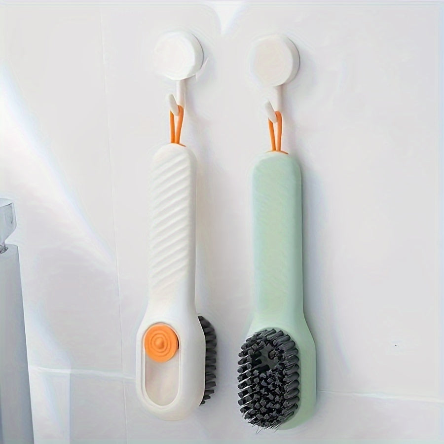 Multifunctional liquid shoe brush cleans shoes.