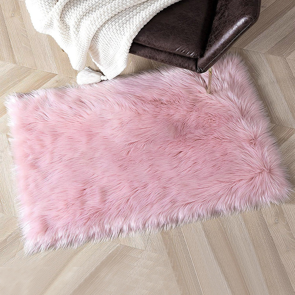 Plush Carpet Rug Perfect for Home Decor - Luxuriously Soft and Fluffy for Any Room in Your House