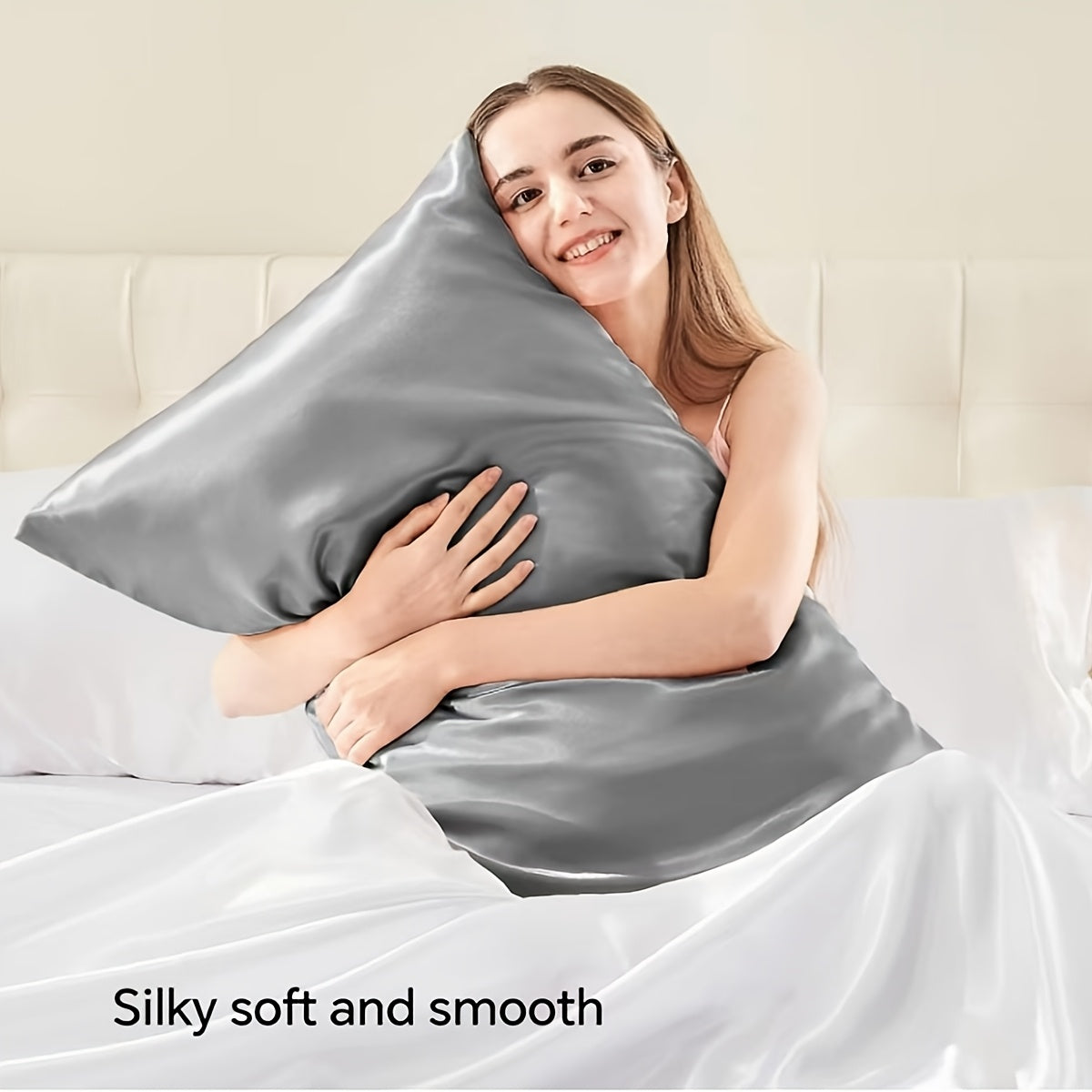 Luxurious Pillowcase designed for Hair and Skin, made with Ultra-Soft and Skin-Friendly materials, includes 1 piece with Envelope Closure. Perfect Gift for Both Women and Men.