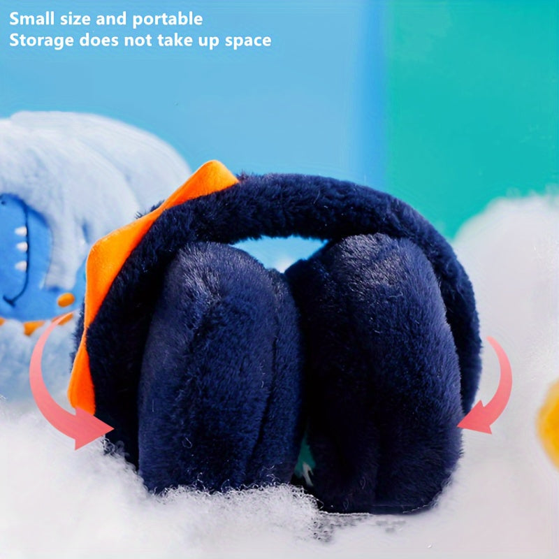 Stay cozy in the cold with these Winter Warm Folding Thick Plush Ear Muffs featuring a cute Cartoon Design. Made of soft Acrylic Material with Knitted Craftsmanship, these ear muffs offer Comfort Fit Ear Protection for both Men and Women. Please remember