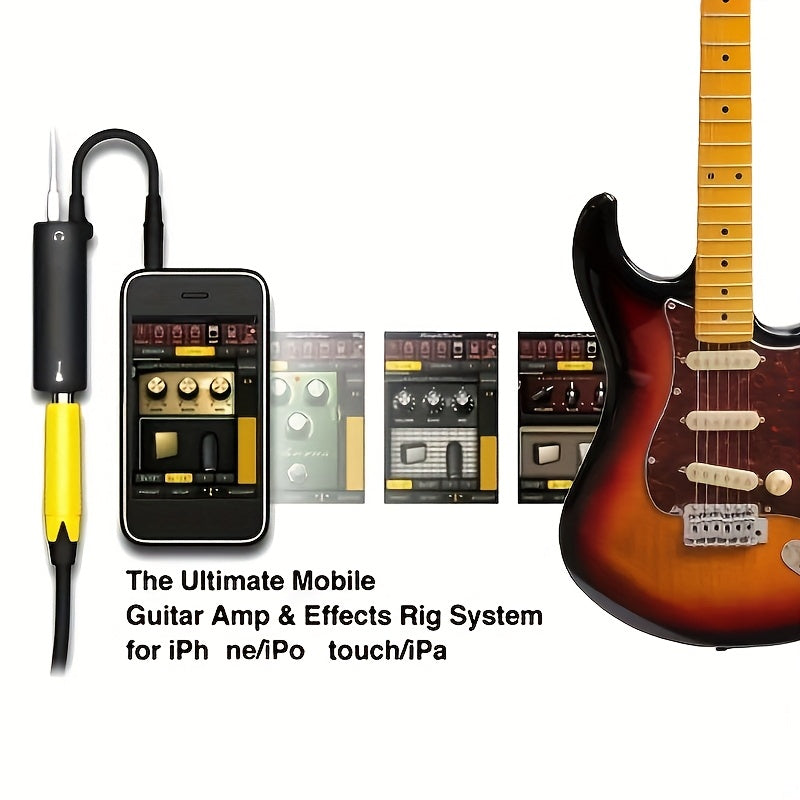 High-quality I-Rig guitar interface with tuner made from durable ABS, designed for musicians.