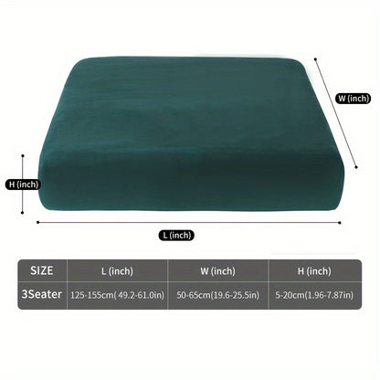 Soft, non-slip velvet sofa slipcover protects furniture and enhances home decor.