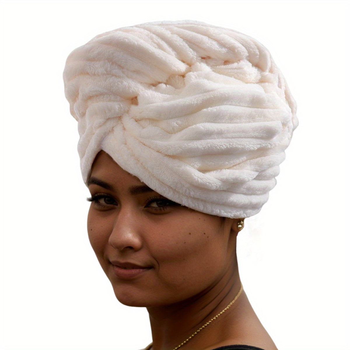 Gentle, Absorbent Microfiber Hair Towel Wraps - Quick Dry, Ideal for Women & Girls