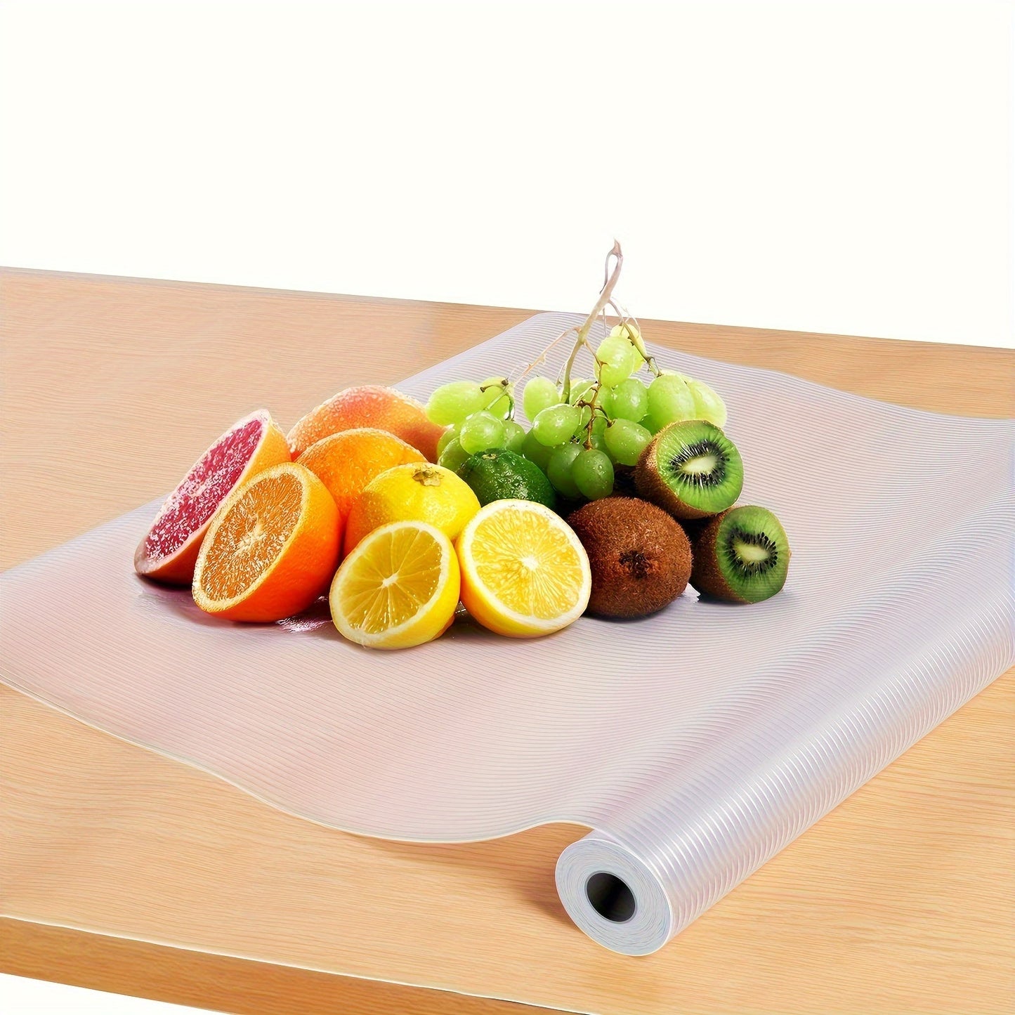 Shelf Liner Roll: Water-Resistant and Dust-Proof, Easy to Clean and Long-Lasting Mat, Oil-Proof and Waterproof Liner for Cabinets, Drawers, Refrigerators, Shelves, and Counters. Perfect for Kitchen Organization and Storage. Kitchen Essential!