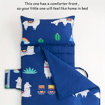 BEEWEED Soft Microfiber Nap Mat is ideal for children aged 3-6, making it a great portable travel sleeping pad with a removable pillow and carry handle. Perfect for preschool daycare, this blue nap mat is perfect for Christmas and Thanksgiving.