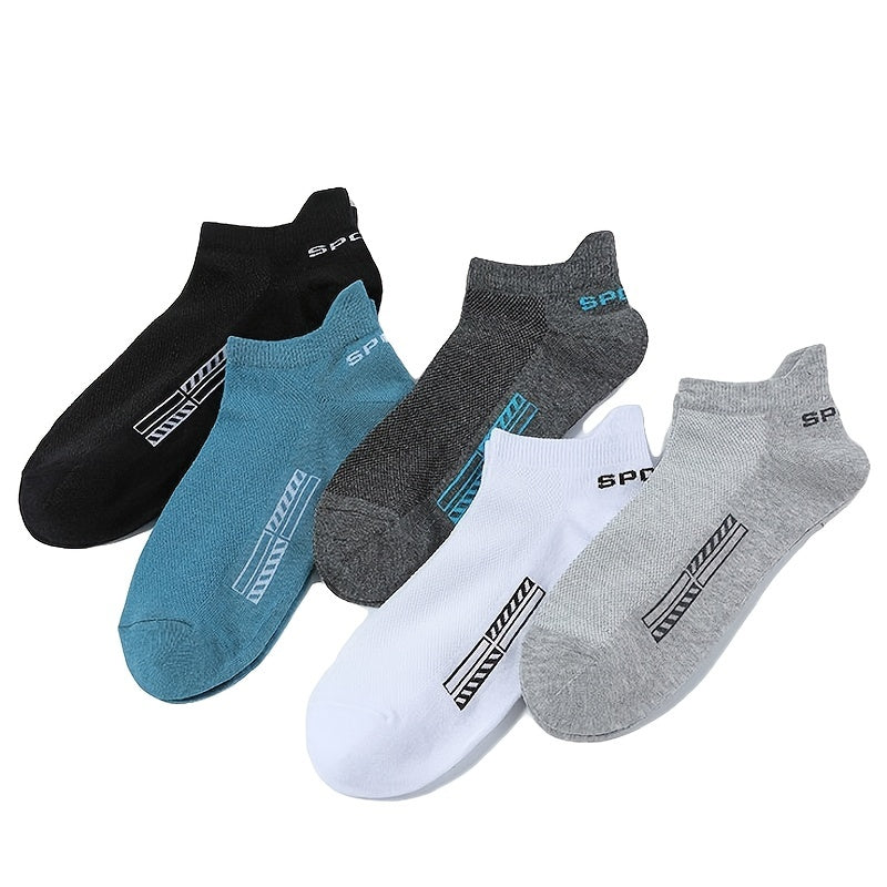 10 pairs of comfortable and breathable unisex low-cut sport socks ideal for outdoor activities