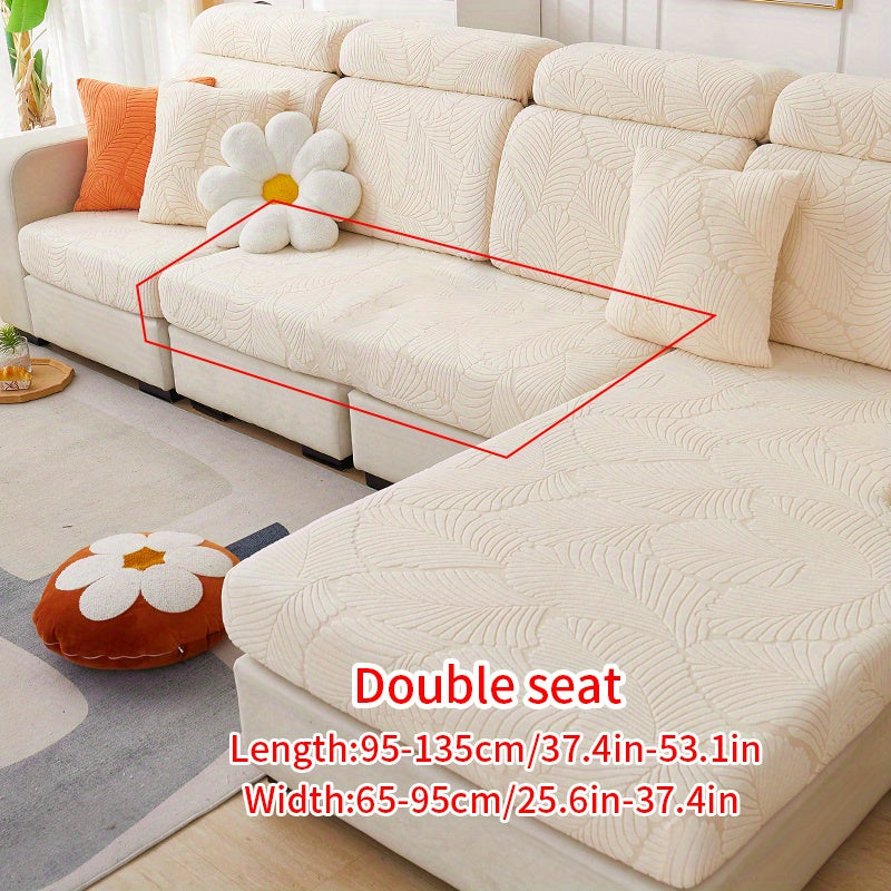 Non-slip elastic sofa slipcover protects furniture year-round in any room.