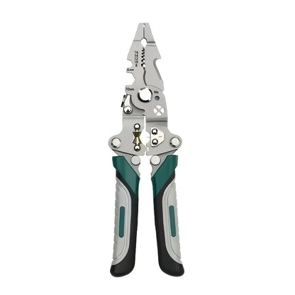 New model industrial-grade wire stripping pliers designed for electricians with multifunctional capabilities.