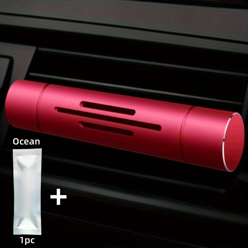 Car Air Fresheners and Ventilation Clips, Aroma Sticks, Perfume Decoration Set with Diffuser and Solid Fragrance Stick.