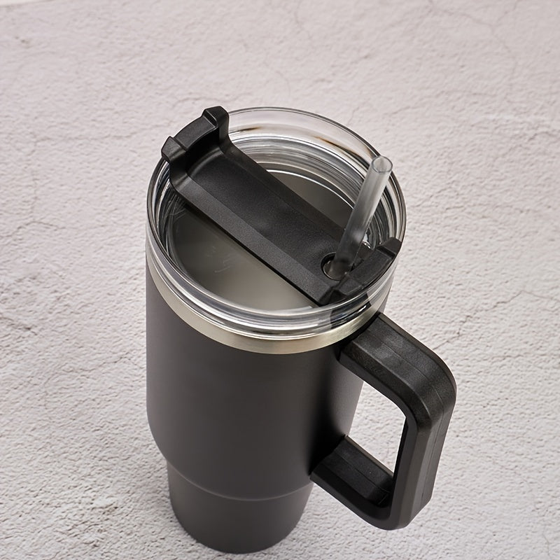 40oz stainless steel tumbler with handle and vacuum flask