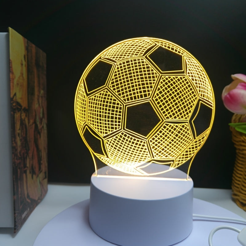 One piece of 3D Night Light, a perfect small gift for family and creative home ornaments.