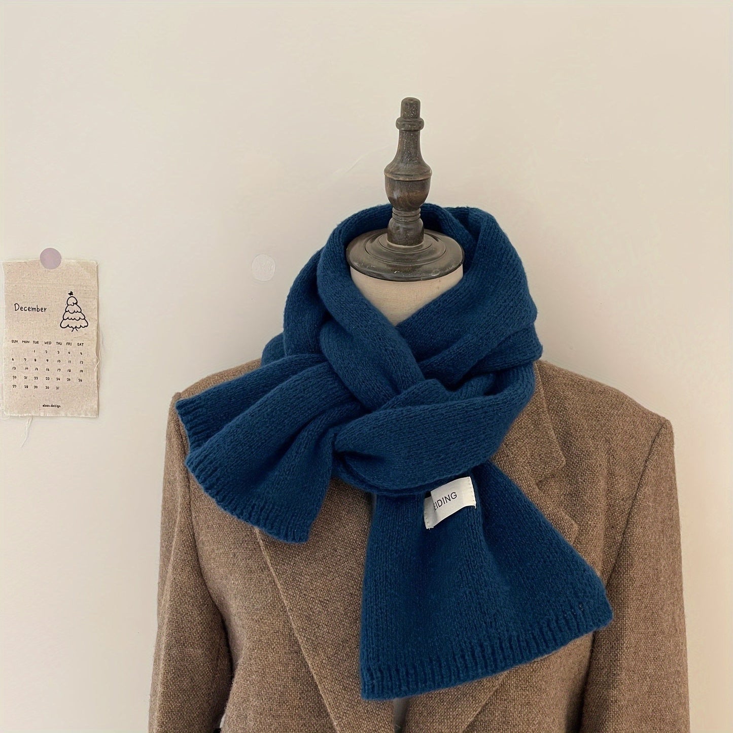 Thick Knit Scarf for Men: Perfect Winter Gift for Him