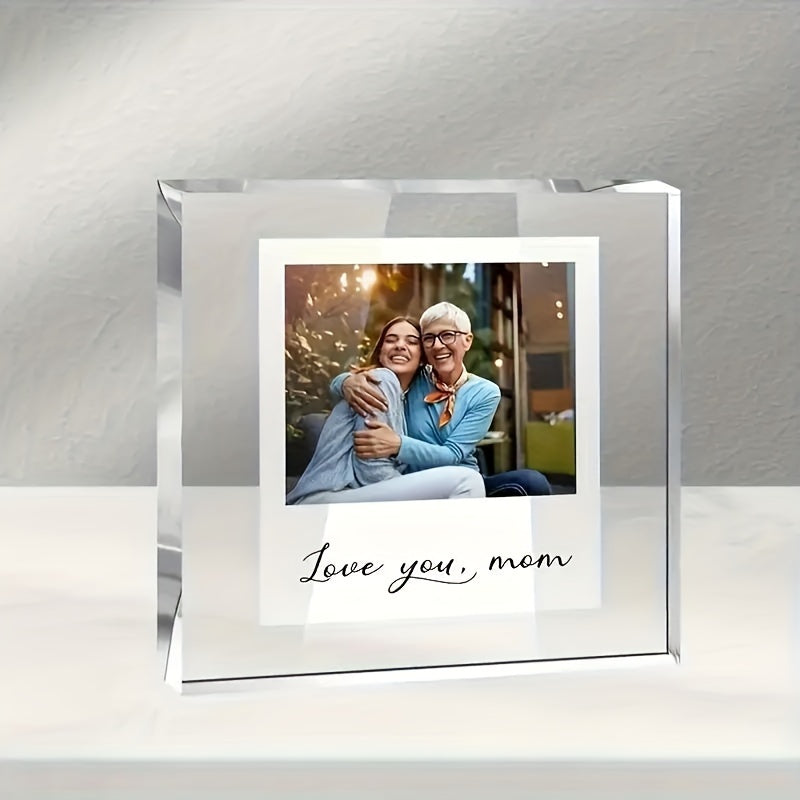 Acrylic Photo Frame Customized Just for Mom: Ideal for Mother's Day - Can be Used Indoors or Outdoors