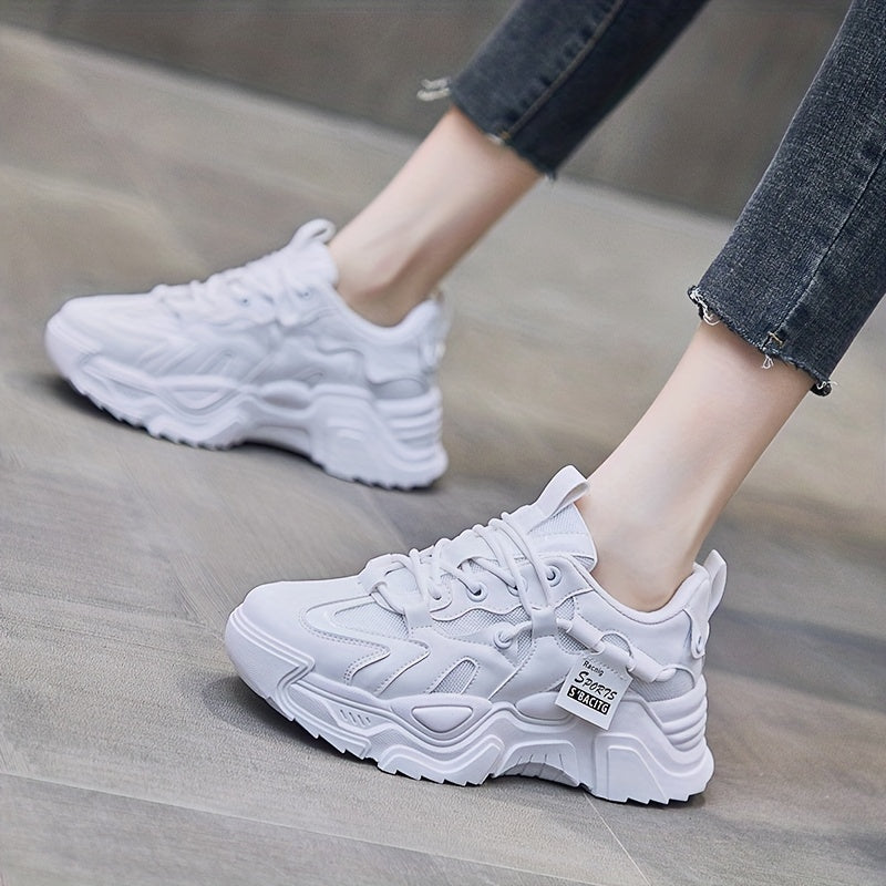 2023 Spring Collection: Korean-style New Dad Shoes for Women, Perfect for Street Photography and Casual Wear, with Height Boost for Students.