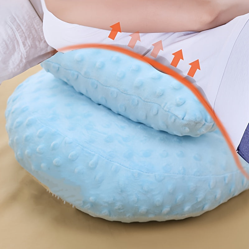 Maternity Pillow for Pregnancy, Provides Side Sleeping Support for Belly, Waist, and Back, Includes Small Pillow