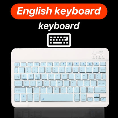 Slim, rechargeable wireless keyboard with ergonomic design for seamless typing on multiple devices. Suitable for PC, laptop, MacBook, iPad, iOS, Android, and Windows.