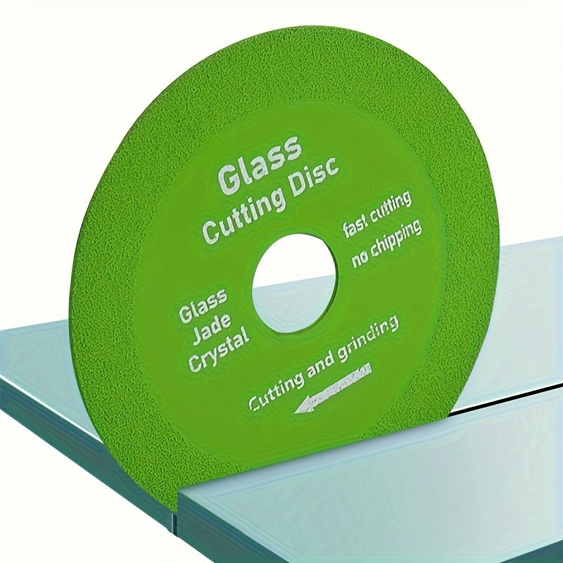 1pc 100mm Glass Cutting Disc, Diamond Marble Saw Blade for cutting ceramic tile and jade, sharp.