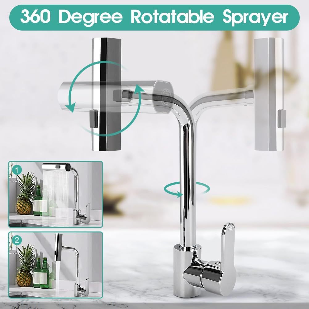 Upgrade your bathroom and kitchen sink with our Universal Multi-Function Faucet Adapter. This versatile design features a Three-Speed Switching Waterfall Water Flow, Rotatable Spray Head, and Splash-Proof capabilities. Durable replacement parts ensure