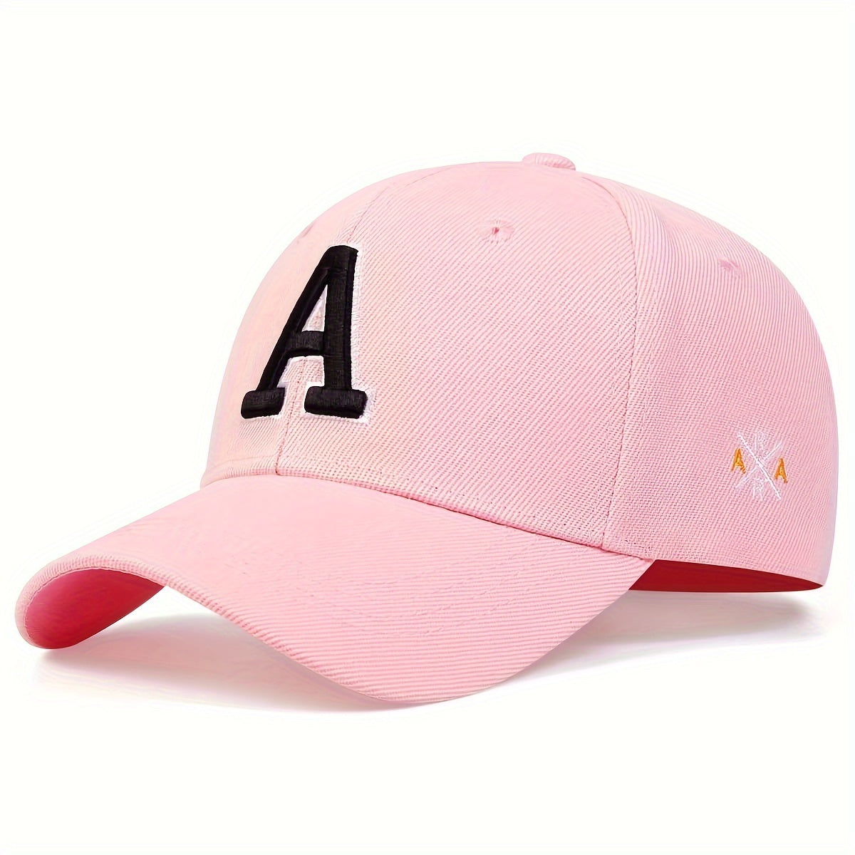 Men's A Letter Embroidery Baseball Cap, Outdoor Sun Protection Casual Cap for Spring and Autumn Travel.