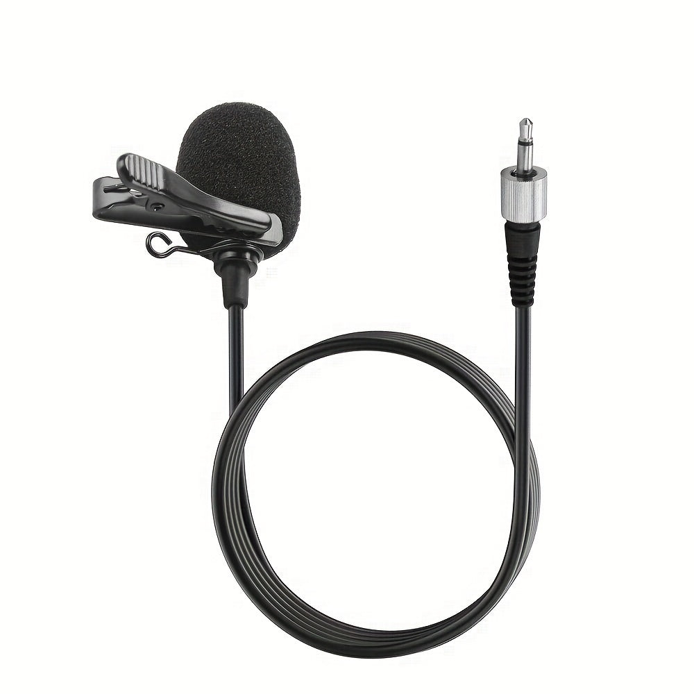 1pc LMBGM Lavalier Lapel Microphone with 3.5mm Jack for PC, Laptop, DSLR Camera, Voice Recording, Interview, Podcasts