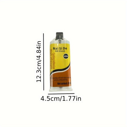 Nai Si Super Glue Epoxy AB Adhesive, 88g Waterproof Putty for Pipe Repair, Metal Parts, Mold Making, Machinery, Leak Fixing on Plastic & More