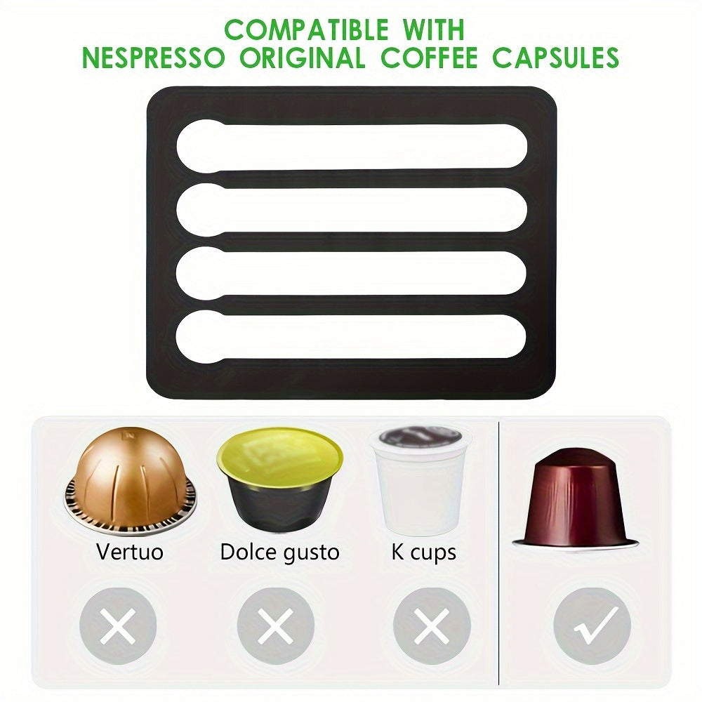 Rotating Nespresso Capsule Holder Rack with 24/40PCS Storage Shelves - Convenient Coffee Pod Tower Stand for Nespresso Pods