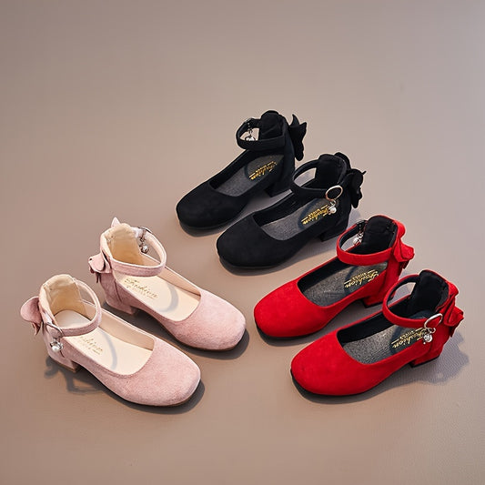 New styles of girls' shoes including princess, dance, and trendy single shoes with small heels.