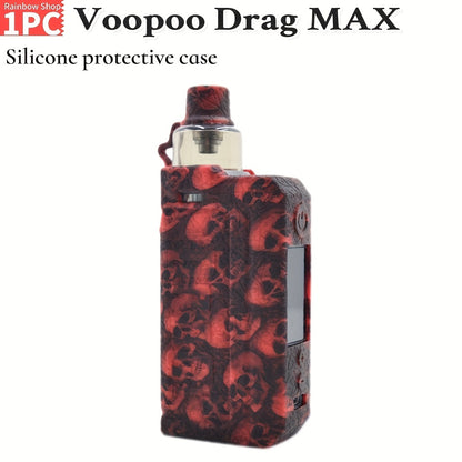 DRAG MAX Silicone Protective Case: Textured Soft Shell, Shockproof Cover for Voopoo E-Cigarettes