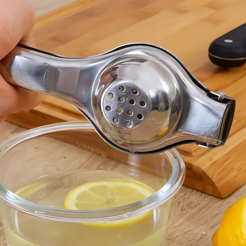 Durable Citrus Juicer for Fresh Orange & Lime Juice - Stainless Steel Manual Lemon Squeezer, Must-Have Kitchen Tool