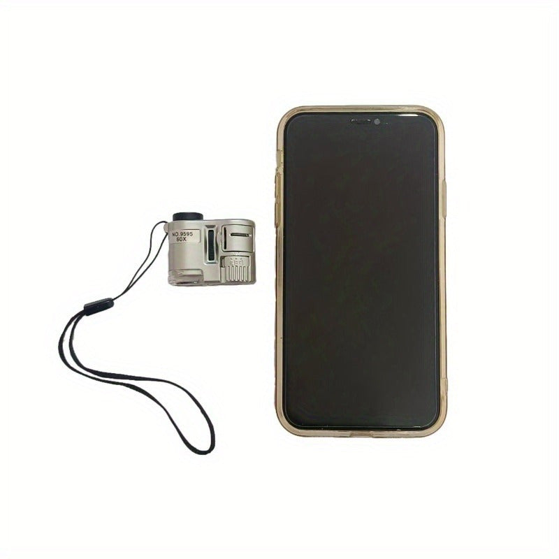 Pocket-sized LED Magnifier for jewelry, currency detection, and DIY handicrafts.