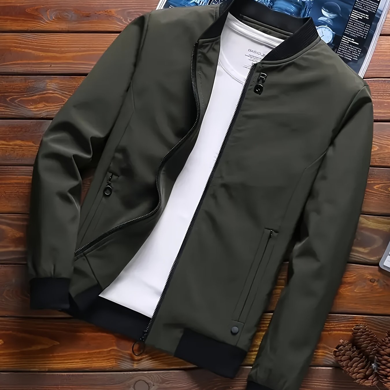 2024 Men's Fashion Casual Sports Jacket for Spring and Autumn