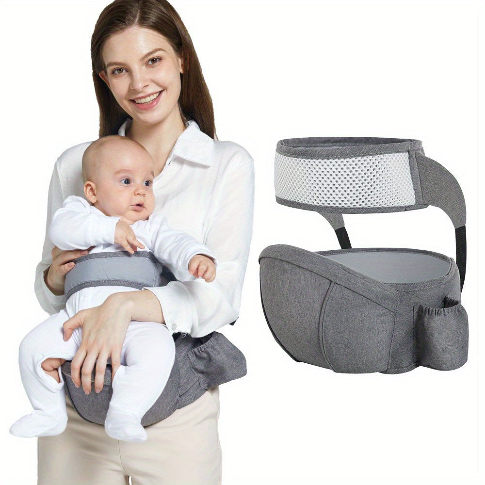 Newborn Baby Carrier, Ergonomic Infant Carrier for Parents - Lightweight Waist Stool for Toddlers, Children, and Babies - Perfect Shower Gift for Christmas, Halloween, Thanksgiving, and more! Suitable for 2.72-21.77 KG.