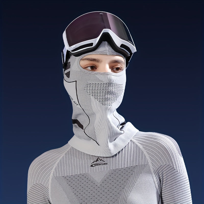 Winter Sports Ski Mask Neck Warmer is a popular choice for outdoor activities such as cycling. Made with windproof and breathable fabric, this face shield is available in a solid color option.