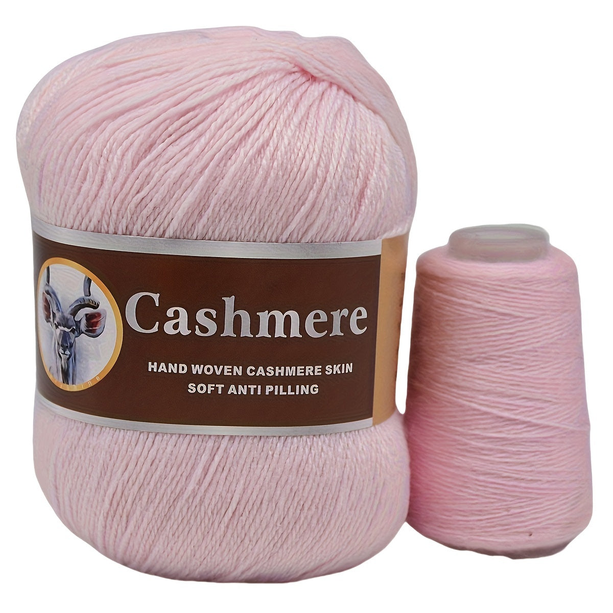 5 hand-woven cashmere blend yarns, 70% pure cashmere, 320m/350yd each in large (50g) & small (20g) skeins. Soft, anti-pilling for crochet & knitting. Ideal for scarves, sweaters, shawls in