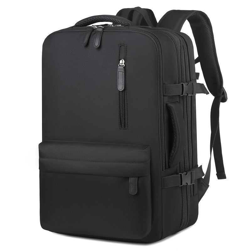 Durable, flight-approved backpack with laptop sleeve. Ideal for travelers and college students with USB charging port and trolley sleeve.